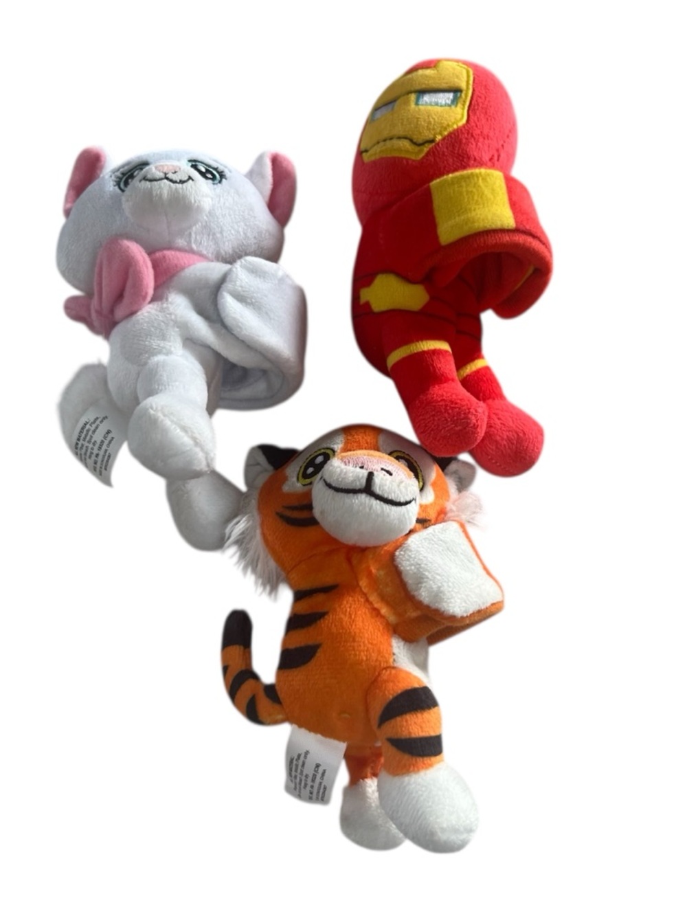 Cutie Cuffs Disney Marvel Lot Of 3 Rajah Aladdin Iron Man Aristocats Bracelets